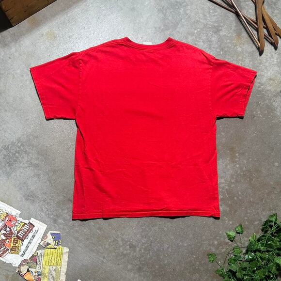 Vintage Y2K "Back In The Day" Nintendo Tee Mens Large Red White Funny Joke Shirt - Picture 3 of 6